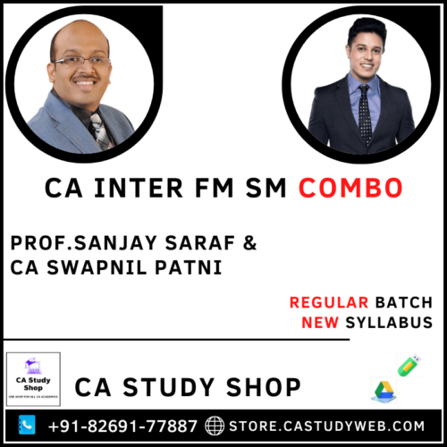 CFA Sanjay Saraf CA Swapnil Patni FM SM Combo CA Inter