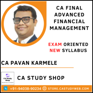 CA Final New Syllabus AFM Exam Oriented by CA Pavan Karmele