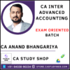 CA Anand Bhangariya Advanced Accounts Fastrack