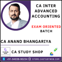 CA Anand Bhangariya Advanced Accounts Fastrack