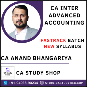CA Anand Bhangariya New Syllabus Advanced Accounts Fastrack