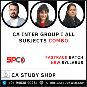 Swapnil Patni Classes Inter New Syllabus Group I Fastrack Combo