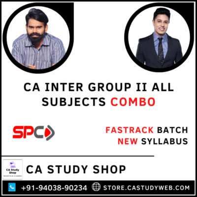 Swapnil Patni Classes Inter New Syllabus Group II Fastrack Combo