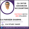 CA Parveen Sharma New Syllabus Advanced Accounts Fastrack