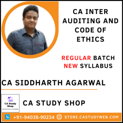 CA Siddharth Agarwal Inter Audit