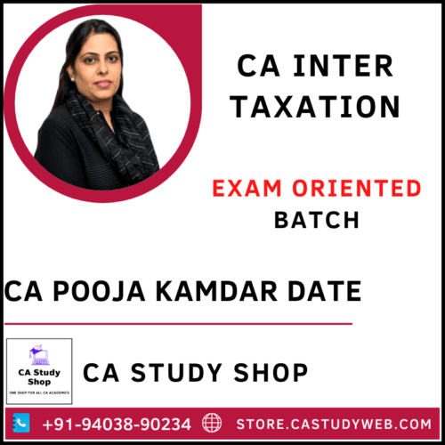 CA Pooja Kamdar Date Taxation Fastrack