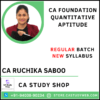 CA Foundation Quantitative Aptitude by CA Ruchika Saboo