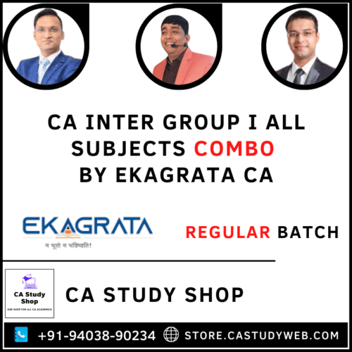 CA Inter Group I All Subjects Combo by Ekagrata CA