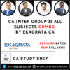 CA Inter Group II All Subjects Combo by Ekagrata CA