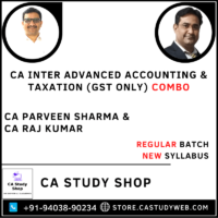 CA Parveen Sharma CA Raj Kumar Adv Acc GST Fastrack Batch Combo