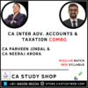 CA Inter New Syllabus Advanced Accounts Taxation Combo by CA Parveen Jindal CA Neeraj Arora