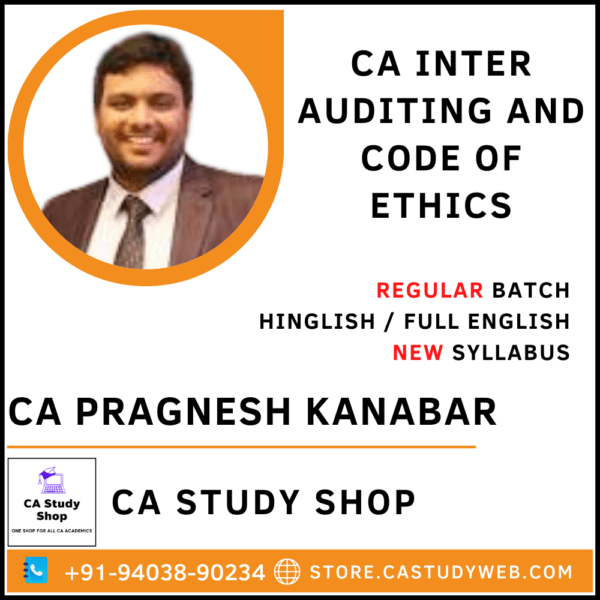 Inter New Syllabus Audit by CA Pragnesh Kanabar