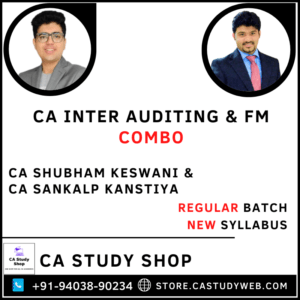 CA Shubham Keswani CA Sankalp Kanstiya Auditing FM Combo