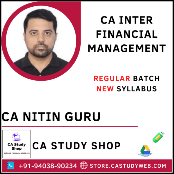 CA Nitin Guru Inter New Syllabus FM Only