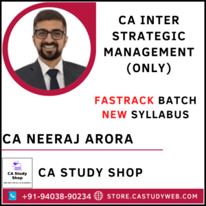 CA Neeraj Arora Inter New Syllabus SM Fastrack
