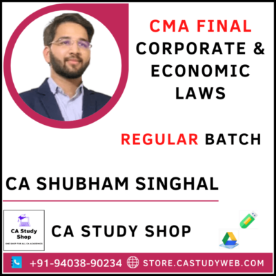 CA Shubham Singhal CMA Final Law