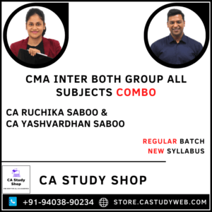 CMA Inter Both Group All Subjects Combo by Koncept Education