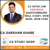 CA Inter Law Fastrack Books QA Wow by CA Darshan Khare