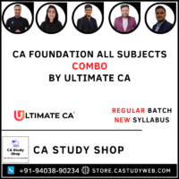 CA Foundation New Syllabus All Subjects Regular Batch Combo by Ultimate CA