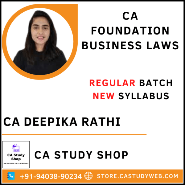CA Deepika Rathi Foundation New Syllabus Law