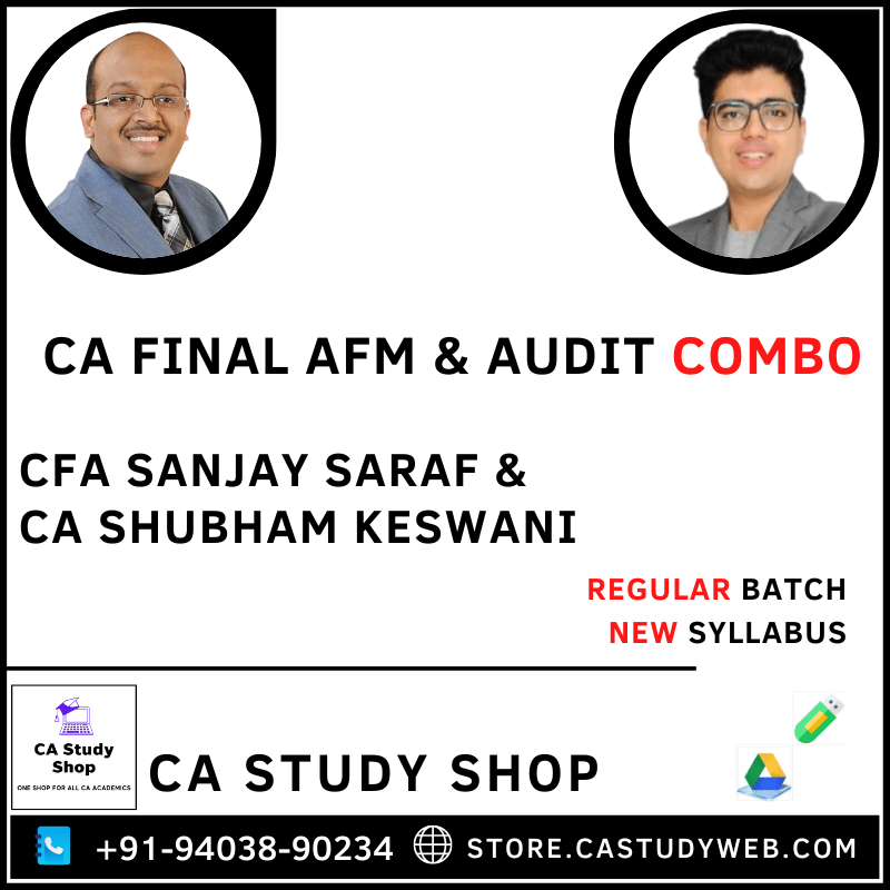 AFM AUDIT Combo by CFA Sanjay Saraf CA Shubham Keswani
