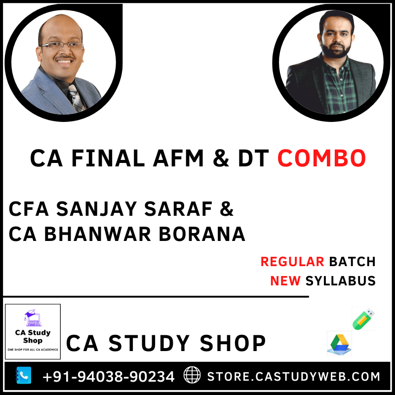 AFM DT Combo by CFA Sanjay Saraf CA Bhanwar Borana