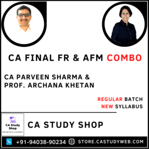 Final New Syllabus FR AFM Combo by CA Parveen Sharma Prof. Archana Khetan