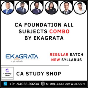 CA Foundation All Subjects Combo by Ekagrata CA