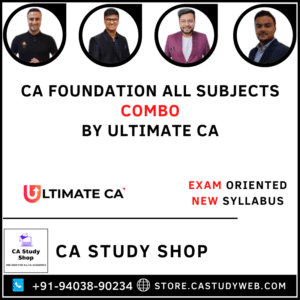 CA Foundation New Syllabus All Subjects Exam Oriented Batch Combo by Ultimate CA
