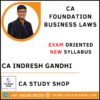 CA Indresh Gandhi Foundation New Syllabus Law Exam Oriented