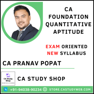 CA Pranav Popat Foundation New Syllabus QA Exam Oriented