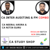 CA Inter Auditing FM Combo by CA Neeraj Arora CA Nitin Guru