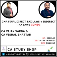 CMA Final New Syllabus DT Regular IDT Exam Oriented Combo CA Vijay Sarda CA Vishal Bhattad