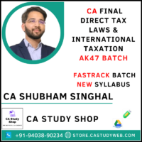 CA Shubham Singhal Final DT Fastrack