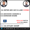 Inter New Syllabus Adv Acc Law Combo by CA Abhishek Zaware CA Darshan Khare