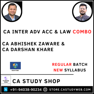 Inter Adv Acc Law Combo by CA Abhishek Zaware CA Darshan Khare