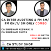 CA Shubham Keswani CA Shubham Gupta Auditing FM SM FM Only SM Only Combo