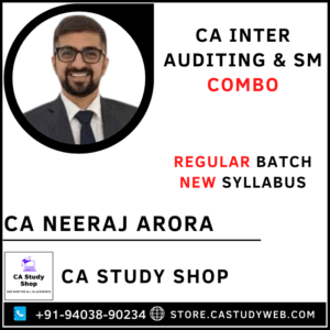 Ca Inter Auditing SM Combo by CA Neeraj Arora