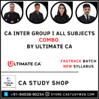 CA Inter Group I All Subjects Fastrack Combo by Ultimate CA