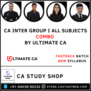 CA Inter Group I All Subjects Fastrack Combo by Ultimate CA
