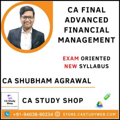 CA Shubham Agrawal AFM Exam Oriented Batch