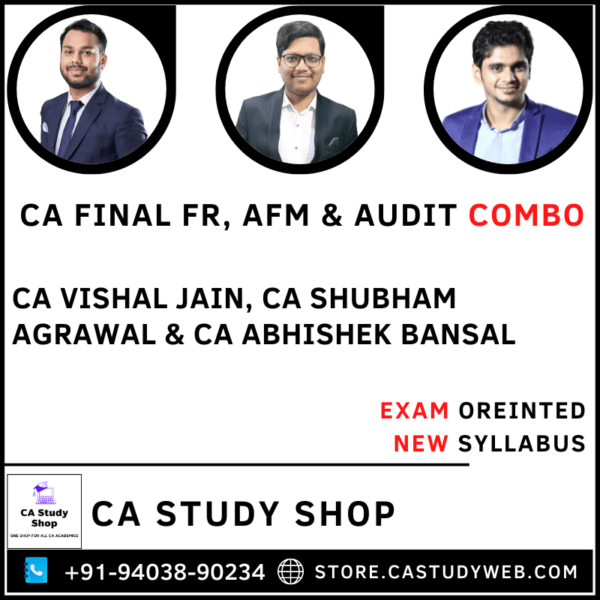 FR AFM Audit Exam Oreinted Combo by CA Vishal Jain CA Shubham Agrawal CA Abhishek Bansal