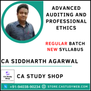 CA Siddharth Agarwal New Syllabus Final Audit Regular