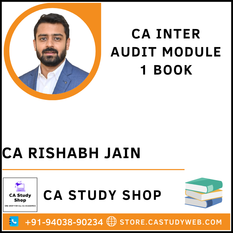 Inter Audit Module 1 Book by CA Rishabh Jain