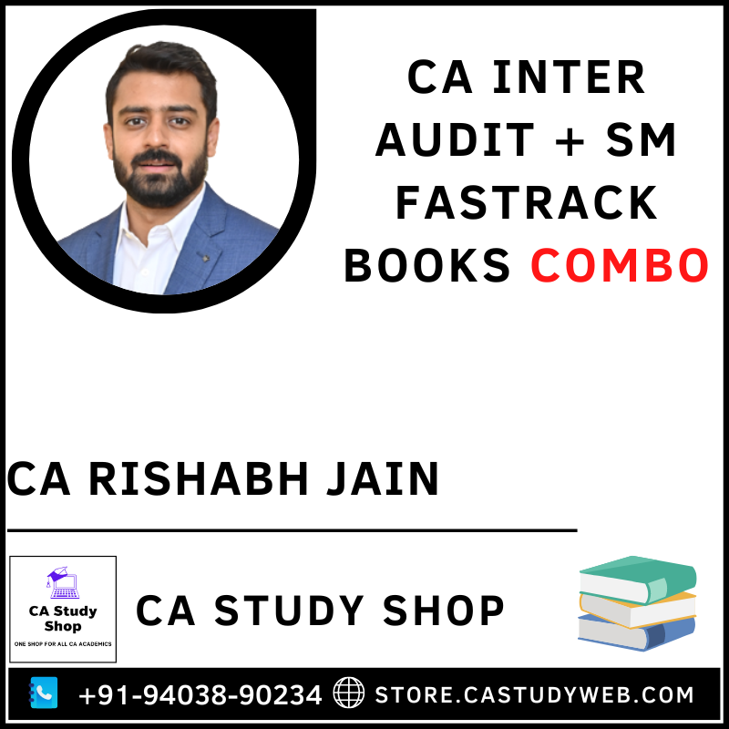 Inter Audit SM Fastrack Books Combo by CA Rishabh Jain