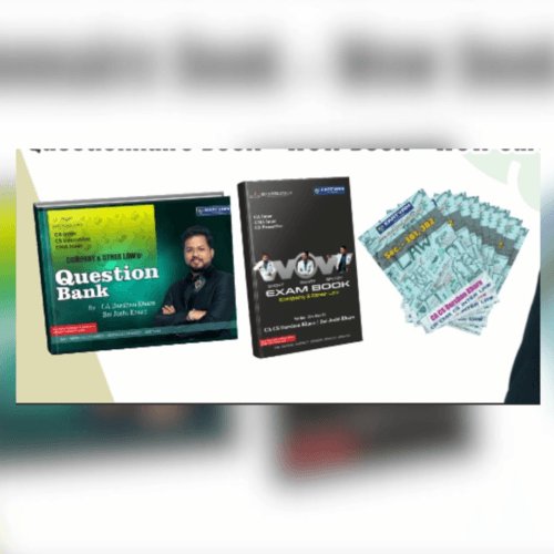 CA Inter Law Question Bank wow book wow cards by CA Darshan Khare