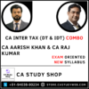 Inter Taxation Fastrack Combo by CA Aarish Khan CA Raj Kumar