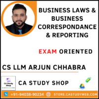 CS Arjun Chhabra Foundation Law BCR Exam Oriented