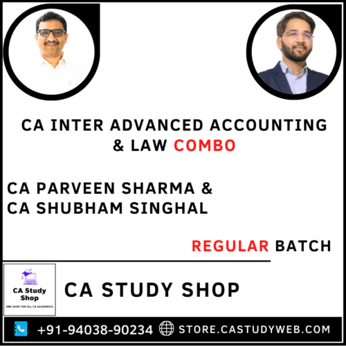 Inter Adv Acc Law Combo by CA Parveen Sharma & CA Shubham Singhal