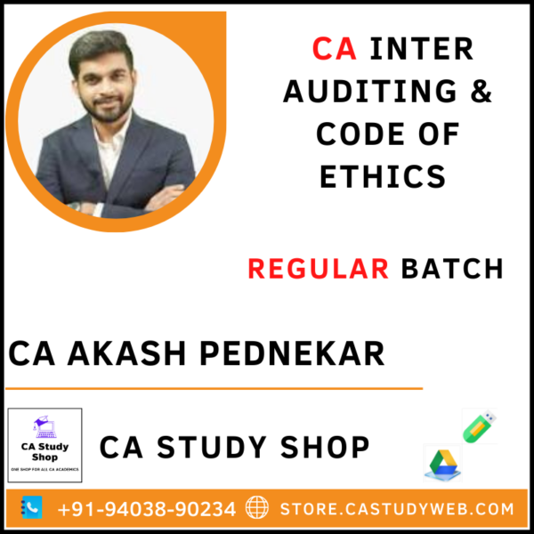 CA Akash Pednekar Inter Audit Full Course